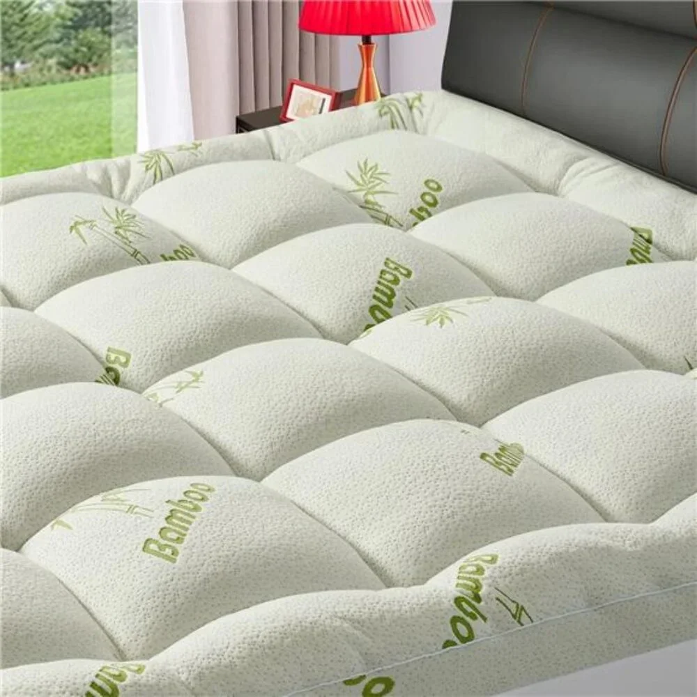 Premium Viscose Made from Bamboo Queen Size Mattress Topper for Back Pain